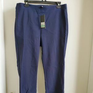 JONES New York Navy Pull-on Pants sz L